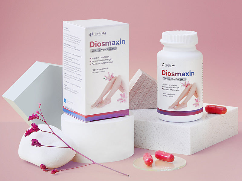 Diosmaxin -  Naturalny sposób na redukcję pajączków, opuchlizny i żylaków